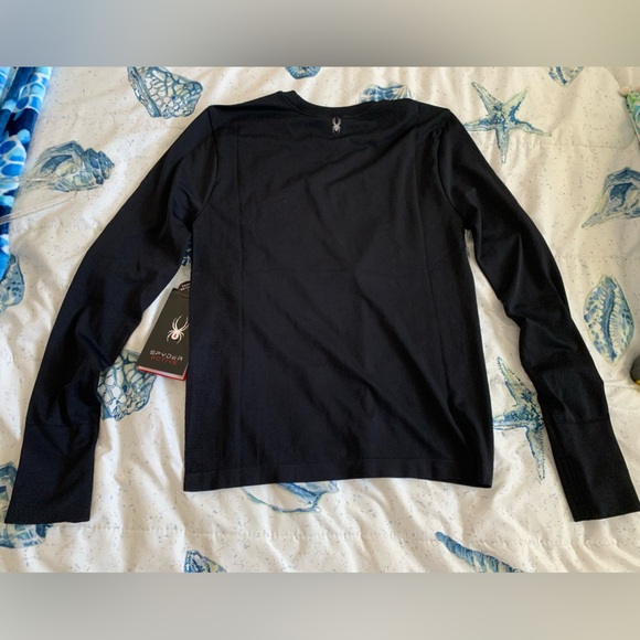 Spyder Active Long Sleeve Tee Black Size Small NWT - Picture 2 of 8